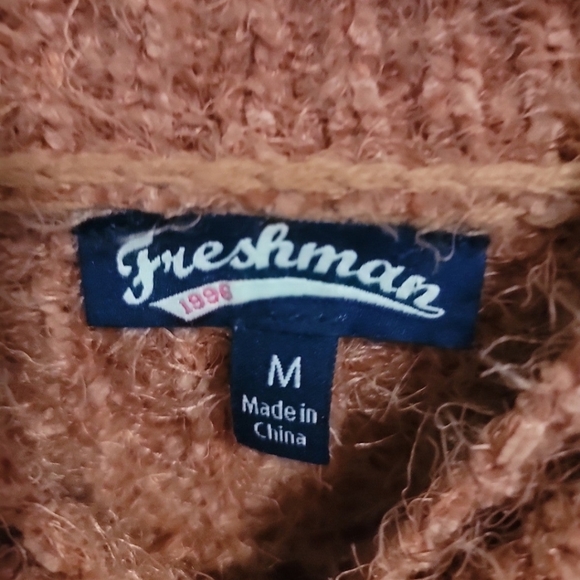 Freshman 1996 Coral Fuzzy Sweater - Picture 3 of 5